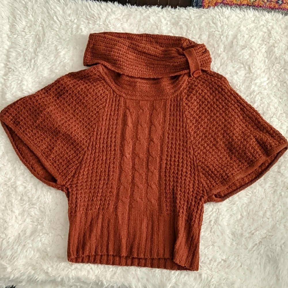 Burnt orange sweater